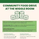 Featured image for Community Food Drive at The Wiggle Room to Support Local Families in Portland this November | The Wiggle Room