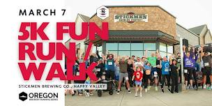 Featured image for 5k Beer Run - Stickmen Brewing Co. | 2026 OR Brewery Running Series